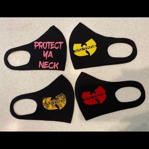 Beautiful bundle of 4 WU TANG MASKS 🎭